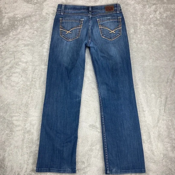 BKE Denim Taylor Jeans Women's 27R Bootcut Medium Wash Stretch Denim - Picture 2 of 16